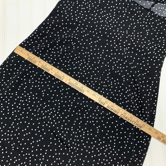 Missguided black polka dot, drape front dress NWT - Picture 12 of 16